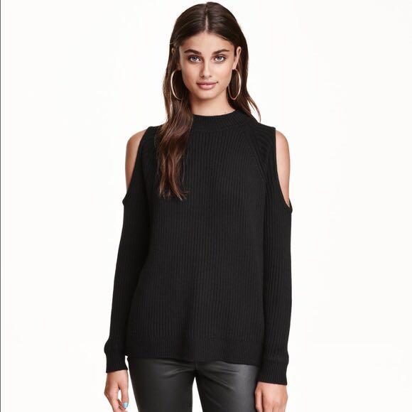 H&m cold shop shoulder sweater