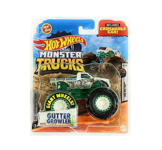 Hot Wheels Monster Trucks Scorpion Raceway Boosted Playset with 1