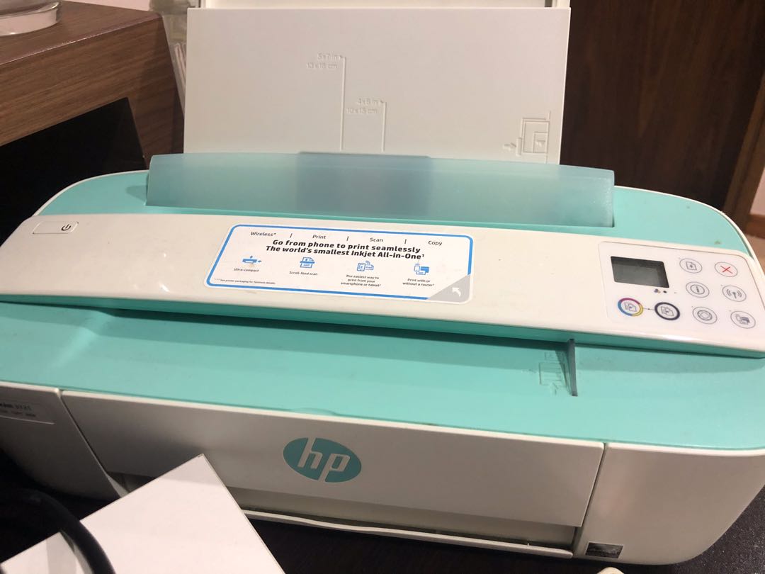 HP color Printer scanner deskjet 3700 all-in-one, Computers & Tech ...