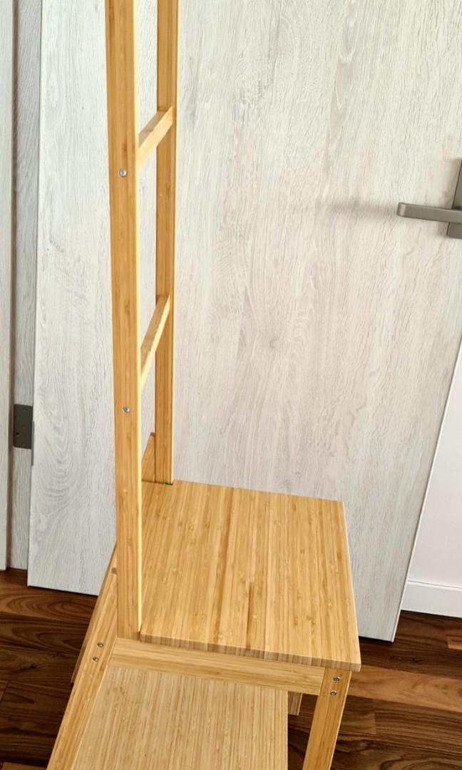 Ikea towel rack chair top