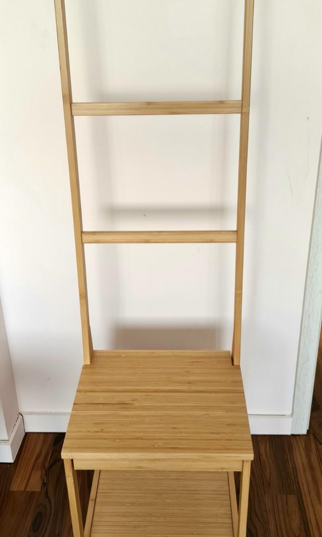 Ikea bamboo towel rack outlet
