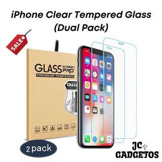 iPhone Clear Tempered Glass