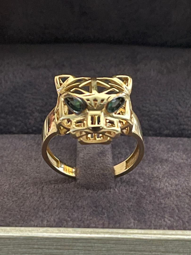 Gold panther ring online