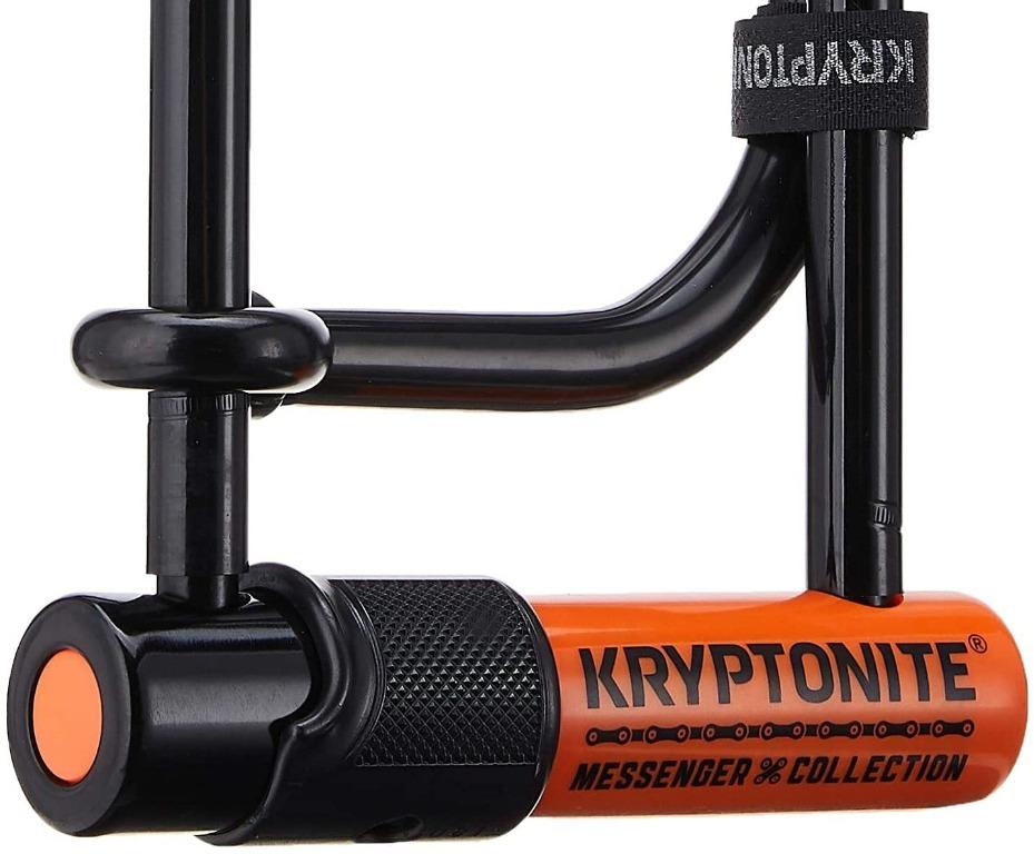 Kryptonite Messenger Mini Plus Wheel Extender Heavy Duty Bicycle U Lock Bike Lock Sports Equipment PMDs E Scooters E Bikes Other PMDs Parts on Carousell