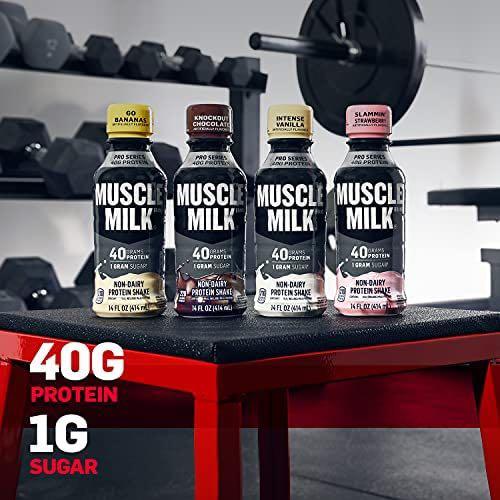 Muscle Milk Pro 40g 414Ml X 4, Lean Body Protein Shake 500Ml X 4, Crankt Protein Shake 375Ml X 4