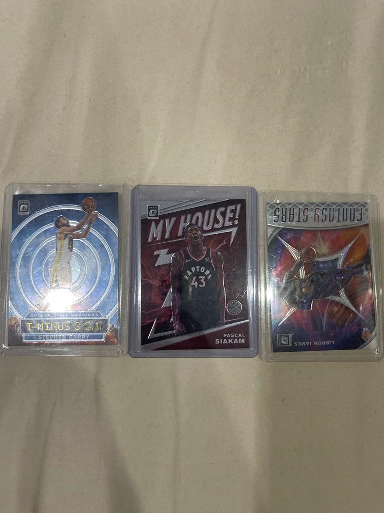 Lebron james steph curry pascal siakam optic nba cards (Category: Raw Singles) located in Paranaque City. Submitted by flightindustries__ (Listing ID 1098825888, Image 1). Description: Steph t minus 300 Pascal 200 Lebron 400 All from my personal box break straight to top loader .