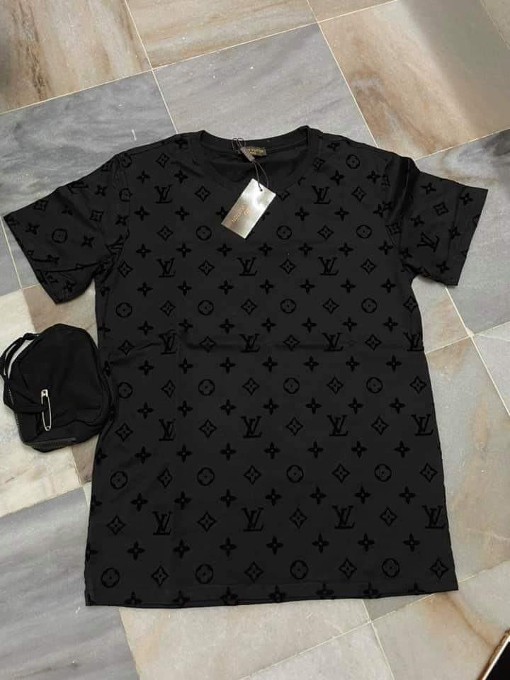 Louis Vuitton Monogram LV Night Monogram Shirt, Black, 34