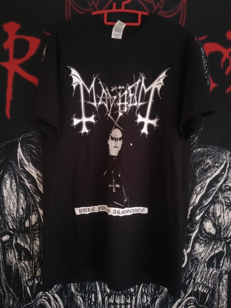 Mayhem shirt, Men's Fashion, Tops & Sets, Tshirts & Polo Shirts on Carousell