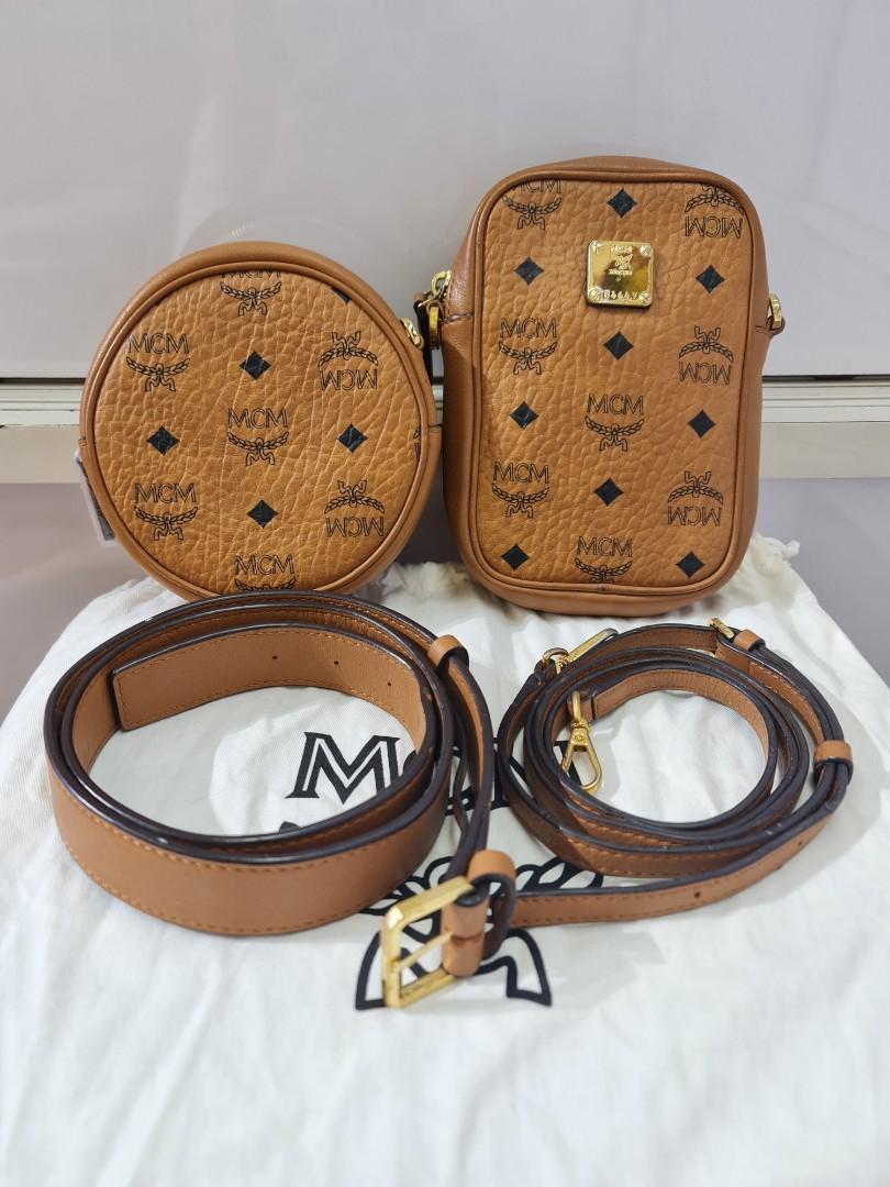 MCM ESSENTIAL BELTBAG COGNAC Luxury Bags Wallets on Carousell