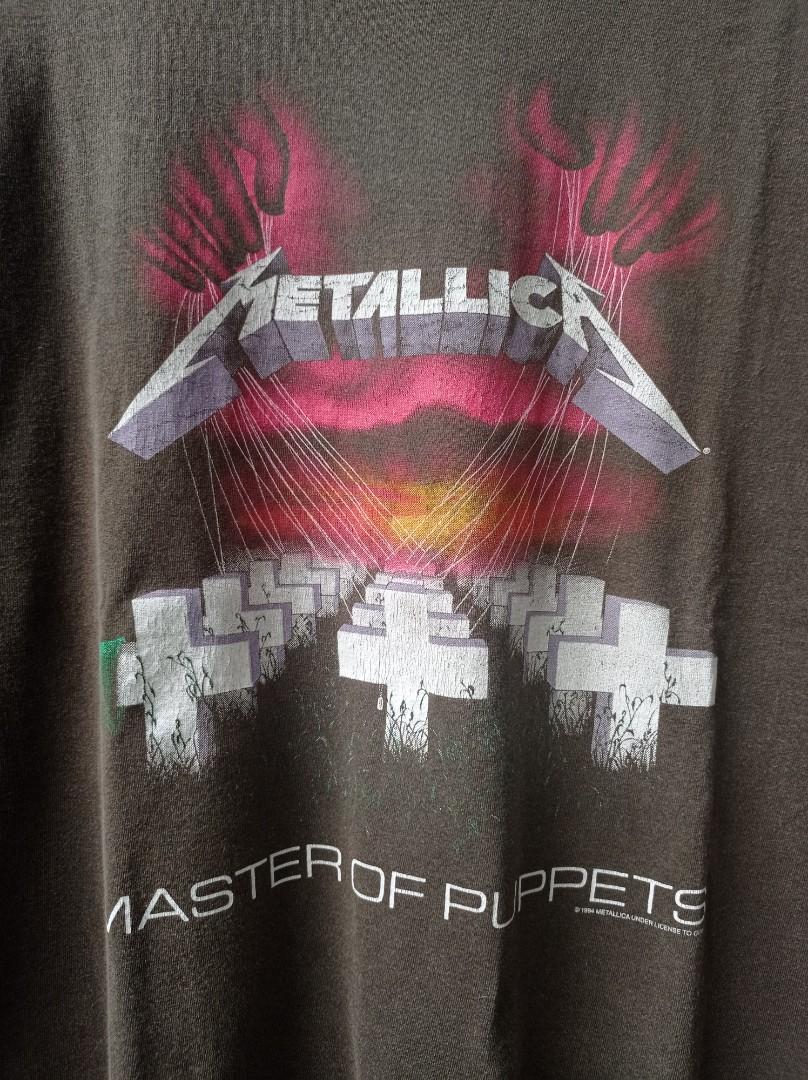 Vintage Metallica Master of Puppets Cold Shoulder T-Shirt – Deelish
