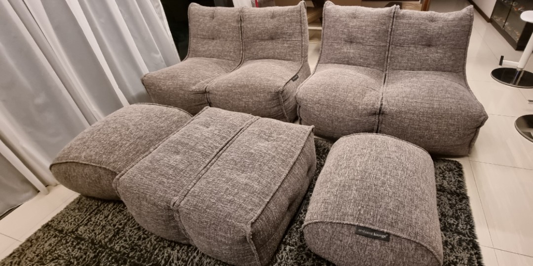 Modular Sofa Bean Bags Indoor Furniture Home Living
