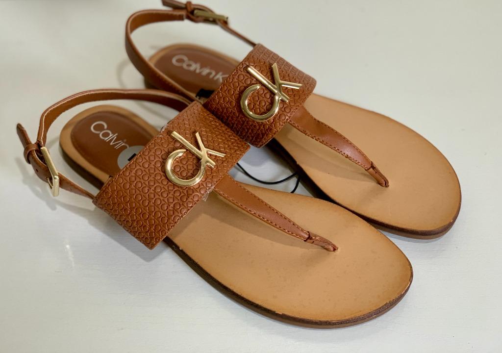 Calvin klein thongs shoes clearance
