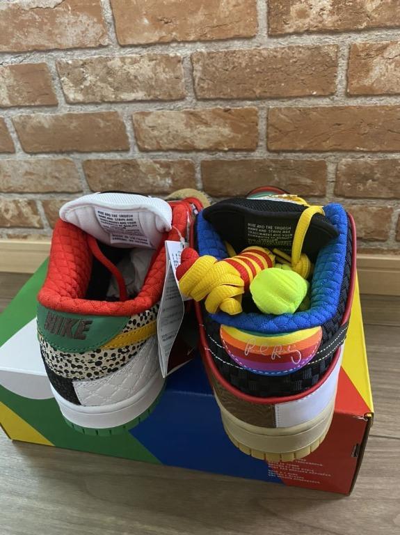 NIKE SB DUNK LOW WHAT THE P-ROD 29cm, 他的時尚, 鞋, 運動鞋在旋轉拍賣