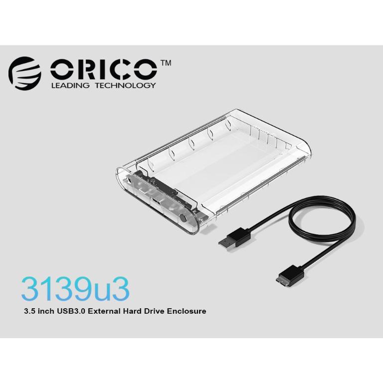 ORICO 3.5 inch External Hard Drive Enclosure (3139U3)