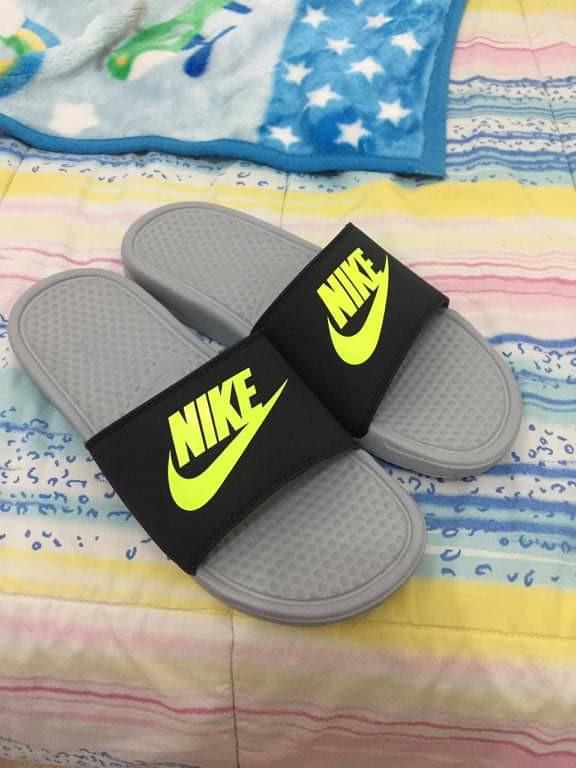 Authentic shop nike slippers