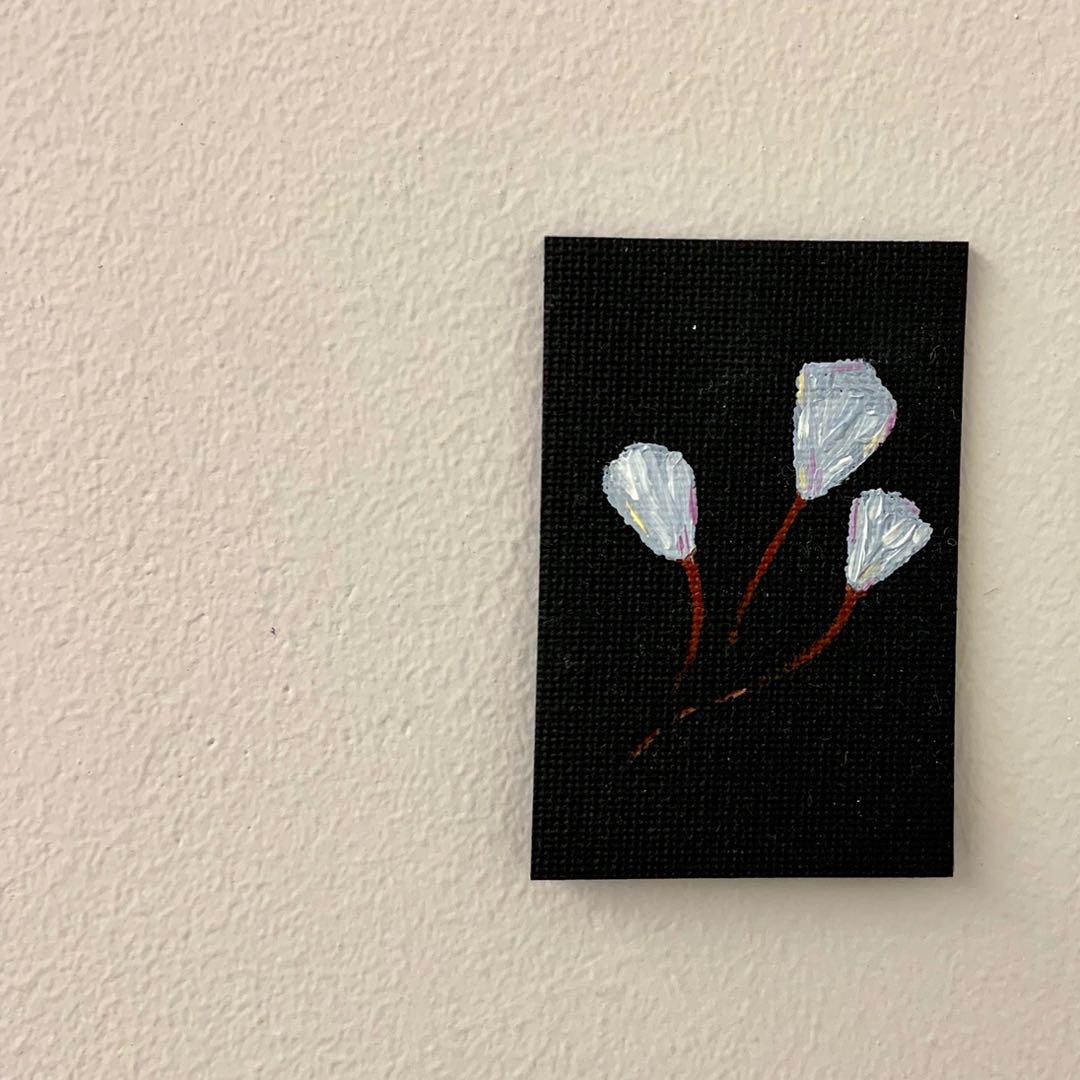 Original oil painting on mini canvas boards remembrance, Hobbies