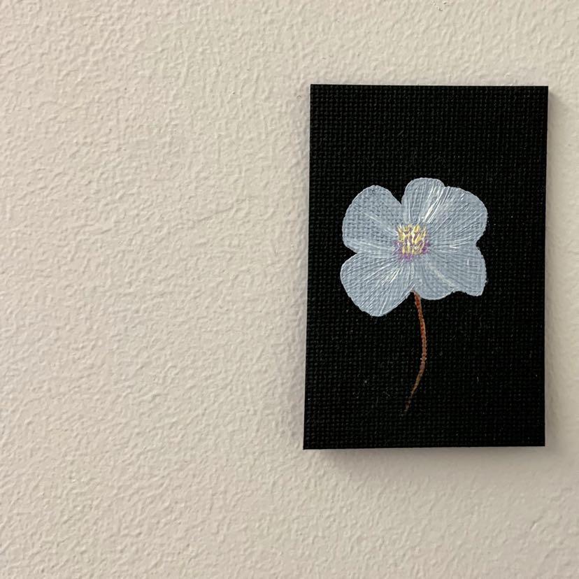 Original oil painting on mini canvas boards remembrance, Hobbies