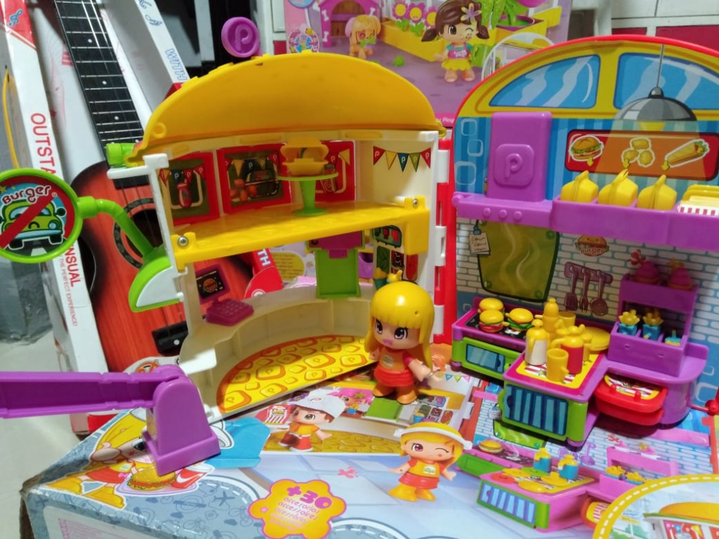Pinypon burger restaurant original Hobbies Toys Toys Games