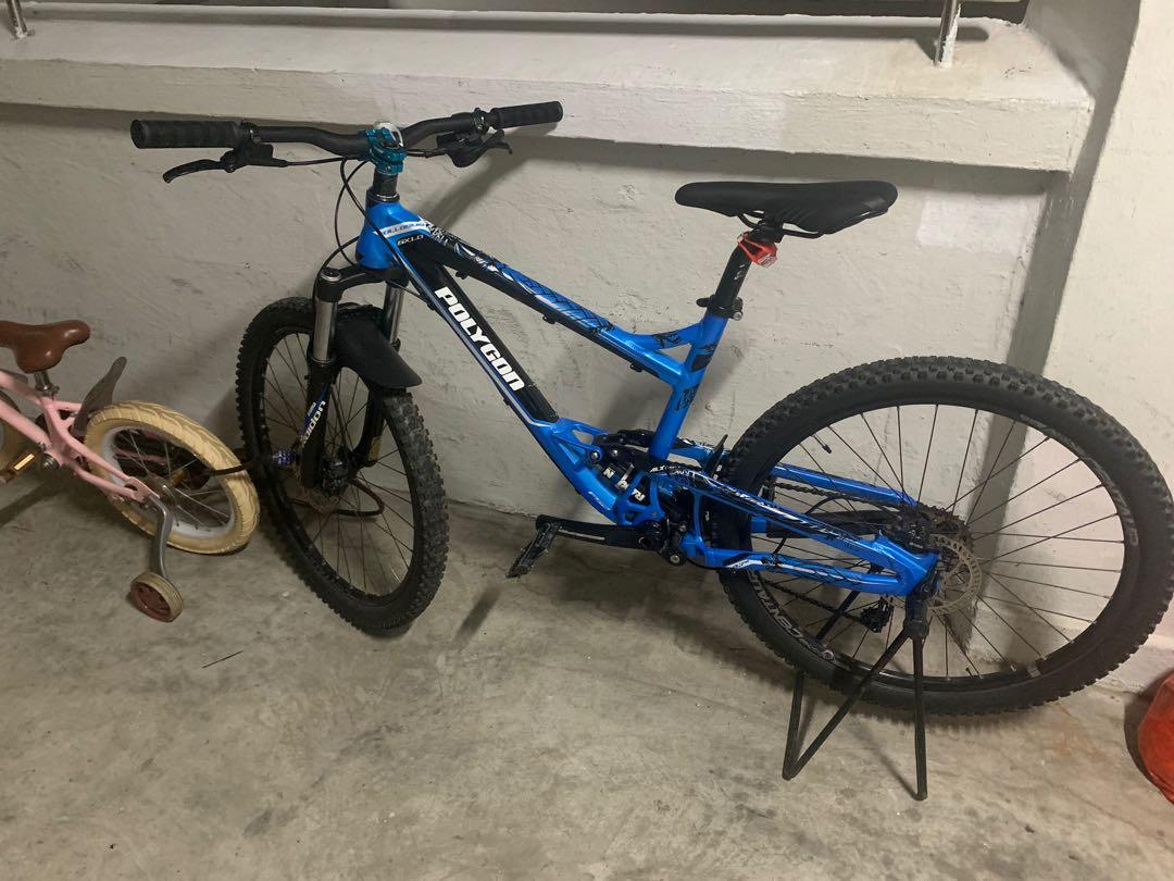 Polygon full sus Sports Equipment Bicycles Parts Bicycles on Carousell