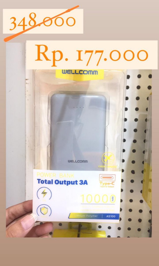 Power Bank 10000mah merk Welcomm