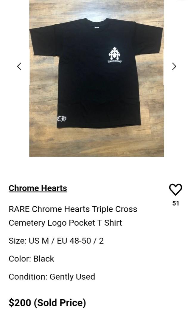 Chrome Hearts Triple Cross Tee