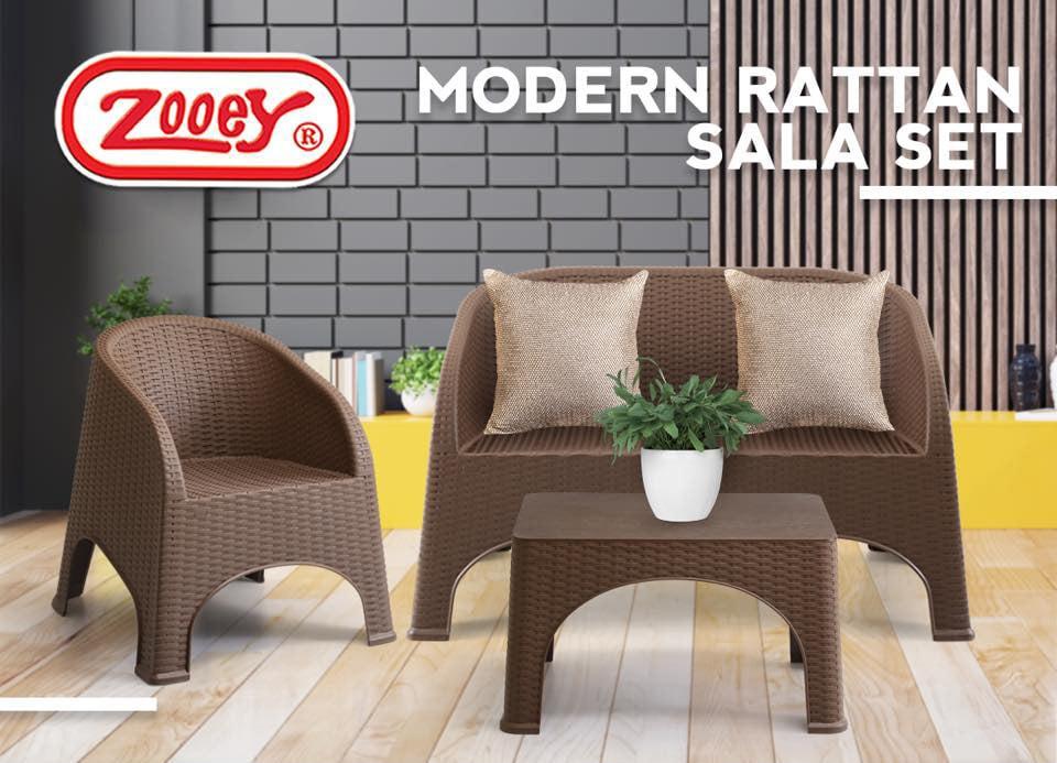 Plastic rattan deals sala set