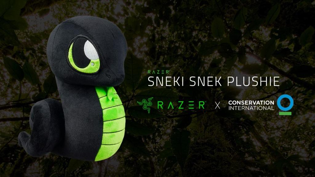 (READY STOCK) Razer Razer Gamer Sneki Snek Plushie Doll Pillow