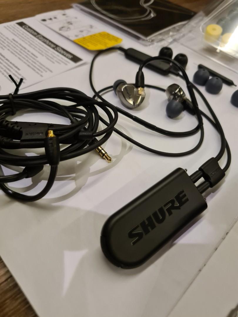 Shure SE425 Wireless Sound Isolating Earphones Silver Audio