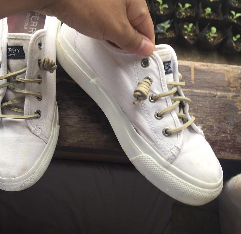 Sperry Crest Vibe Platform Canvas Sneakers Shoes Women s Fashion