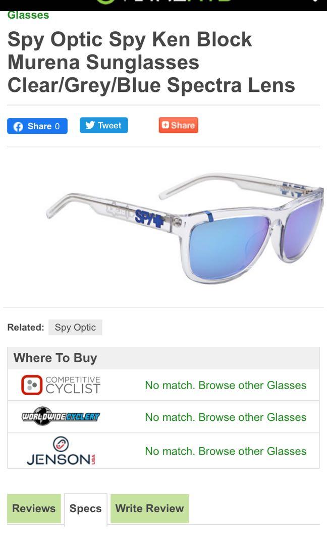 Spy murena Sunglasses Men s Fashion Watches Accessories