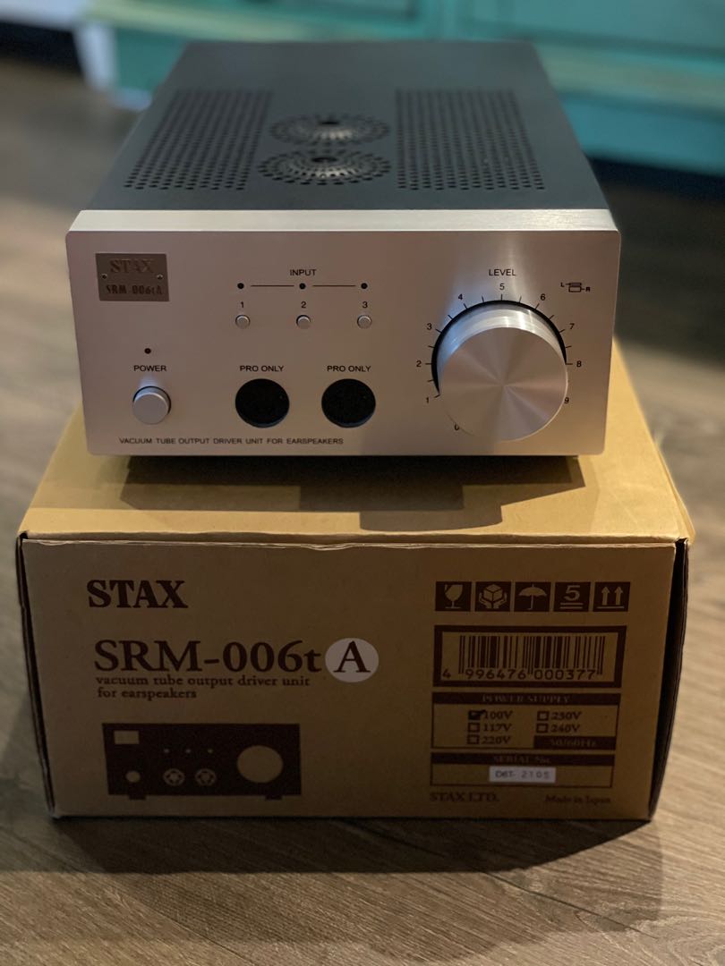 STAX SRM-006ta 膽耳擴, 音響器材, 可攜式音響設備- Carousell