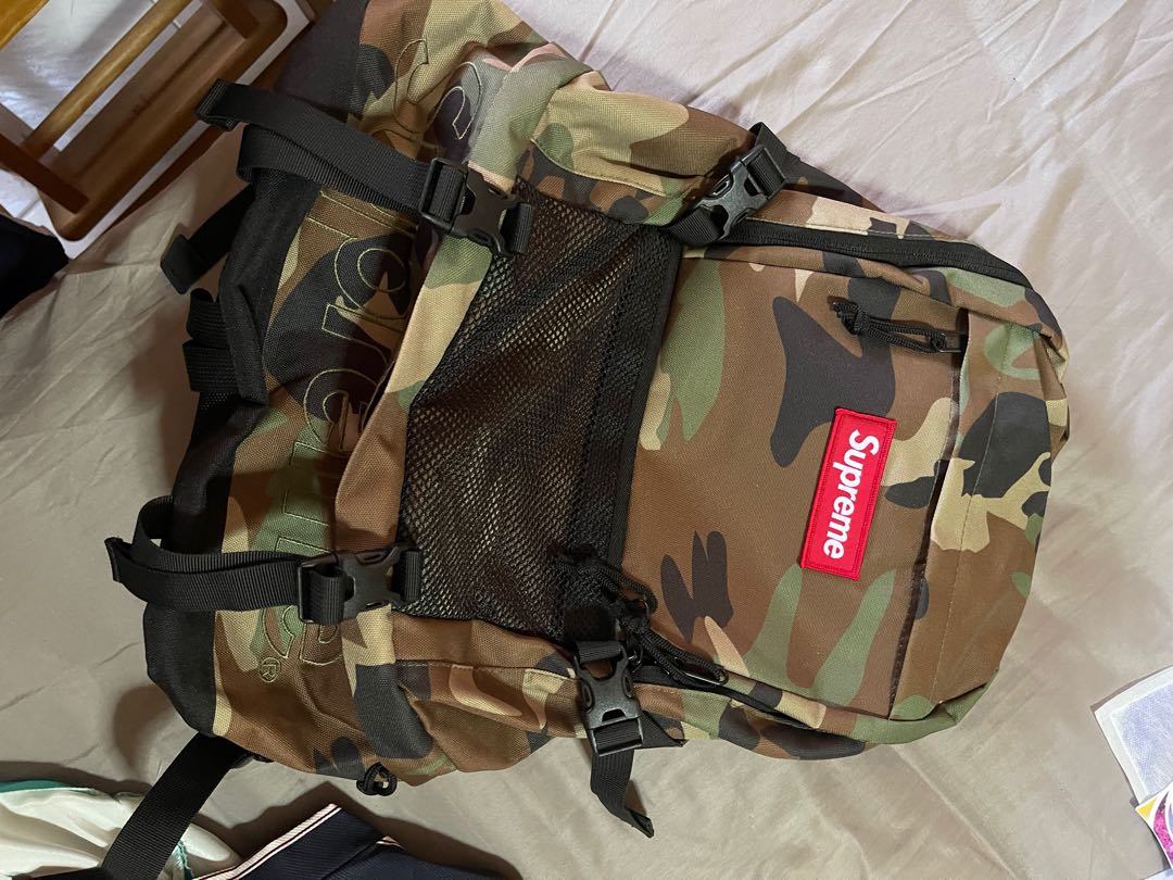 Supreme fw15 camo backpack, Men's 