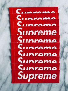 Supreme logo stickers