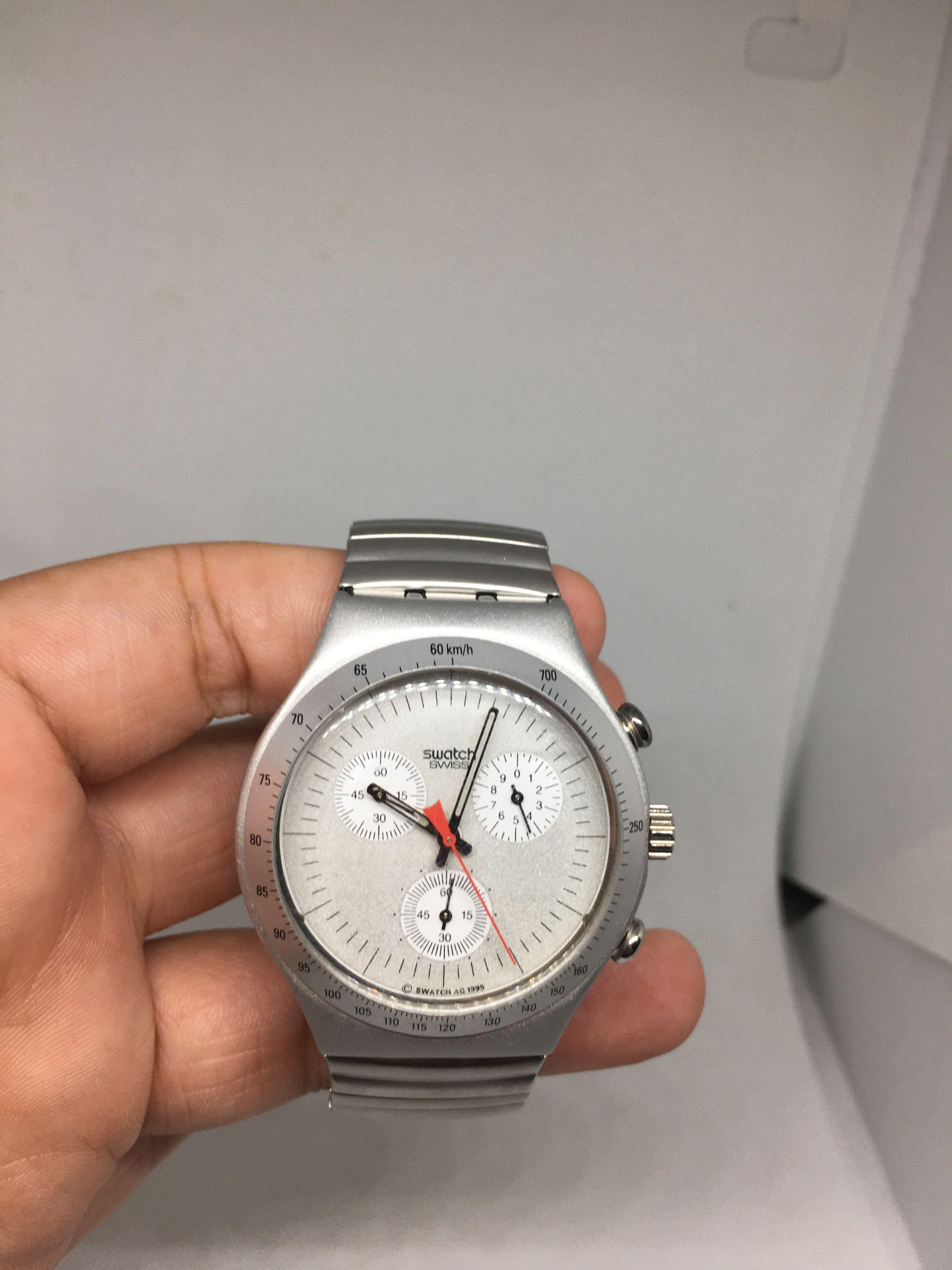 Swatch irony chrono aluminium 1999 sales