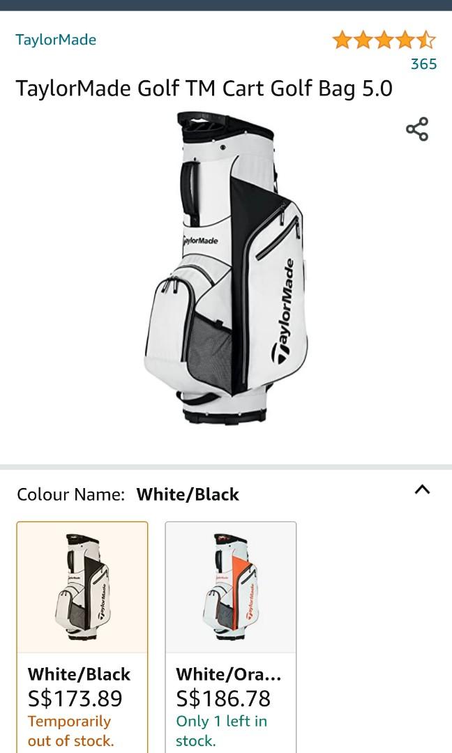 Taylormade tm 5.0 discount golf cart bag