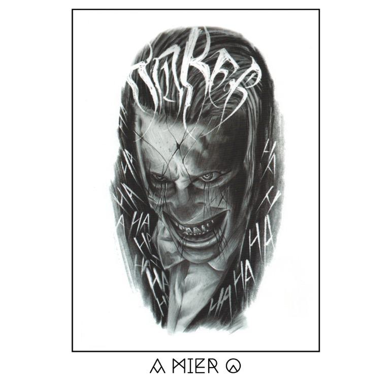 Temporary Tattoo Joker Suicide Squad Men S Fashion Watches Accessories Cuff Links On Carousell
