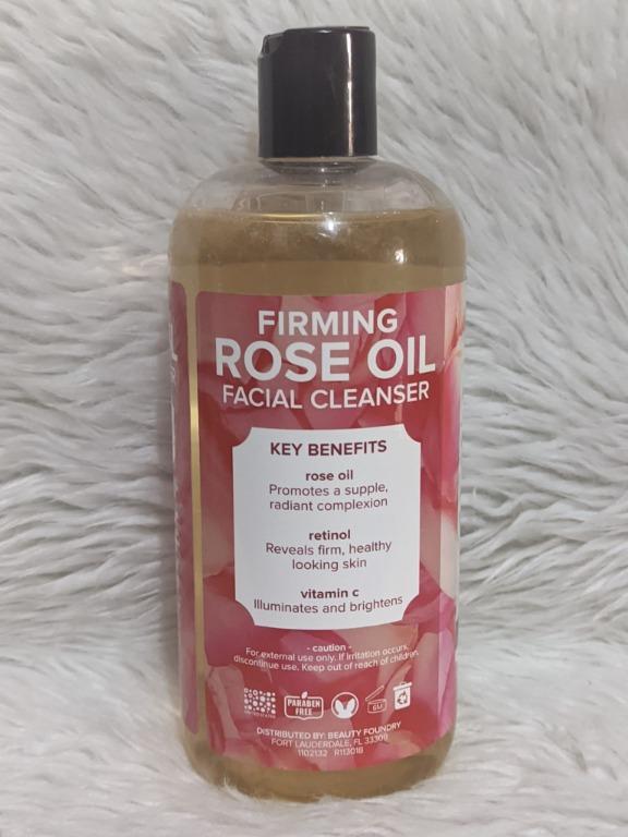 The Beauty Foundry Firming Rose Oil Facial Cleanser 475ml Beauty Personal Care Face Face Care On Carousell