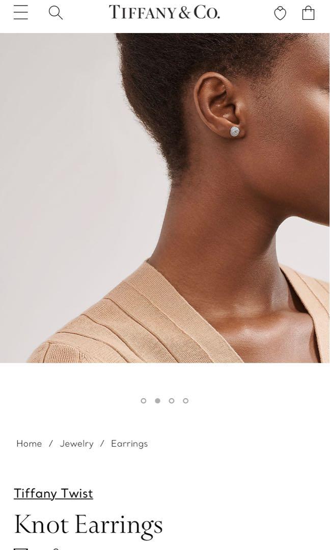 Tiffany twist knot earrings new arrivals