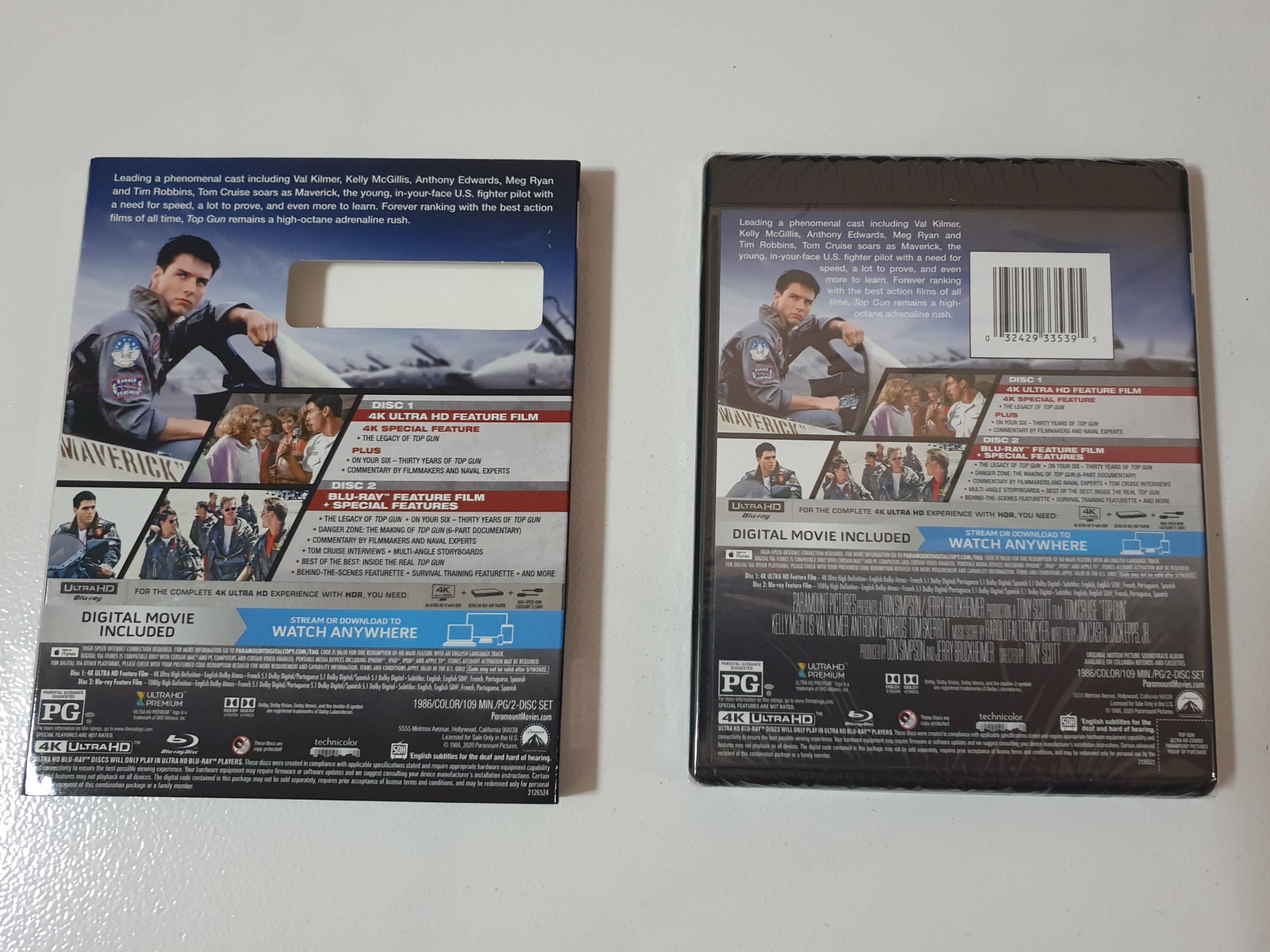 Top Gun De Tony Scott : Une Nouvelle édition Collector 4K Ultra HD Blu-ray Le 4 Mai