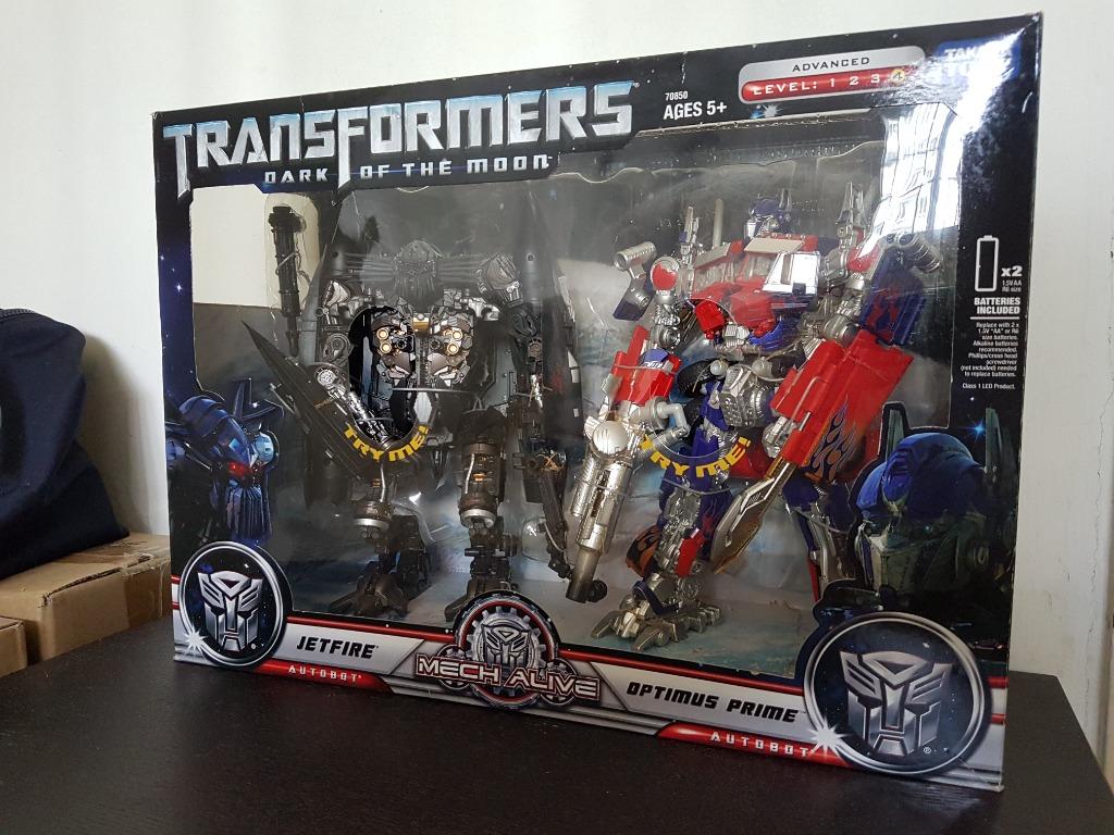 TRANSFORMERS Dark Of The Moon (DOTM) OPTIMUS PRIME & JETFIRE MISB (NOT