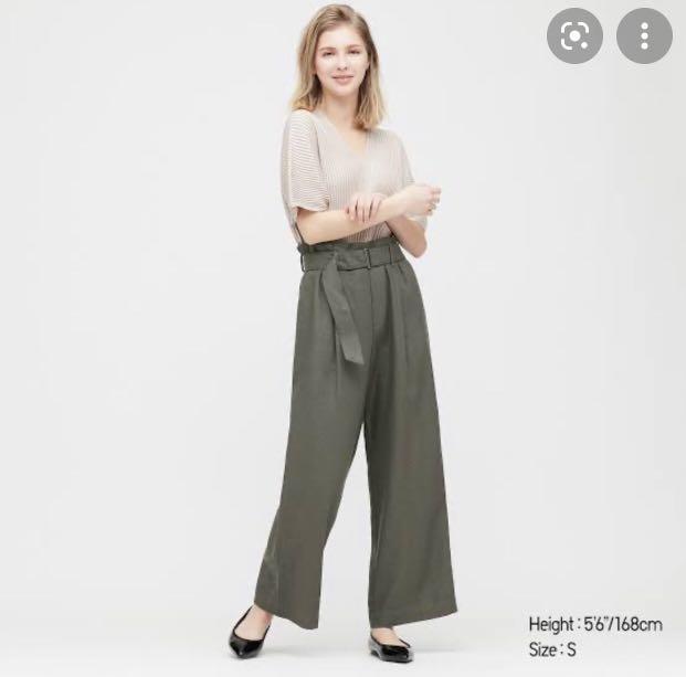Linen rayon blend pants Clearance