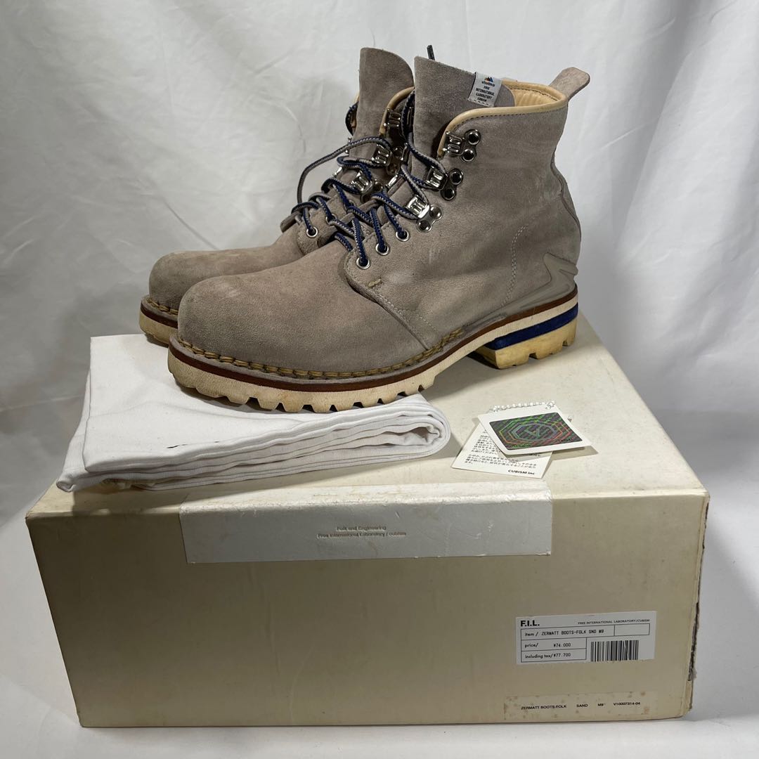 85% new visvim zermatt boots folk sand us 9 沙色vsvm boots 85% new visvim zermatt boots folk sand us 9 沙色vsvm boots