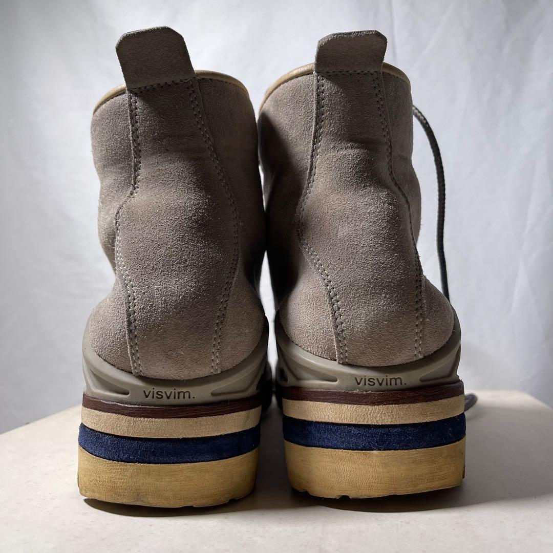 85% new visvim zermatt boots folk sand us 9 沙色vsvm boots-folk 