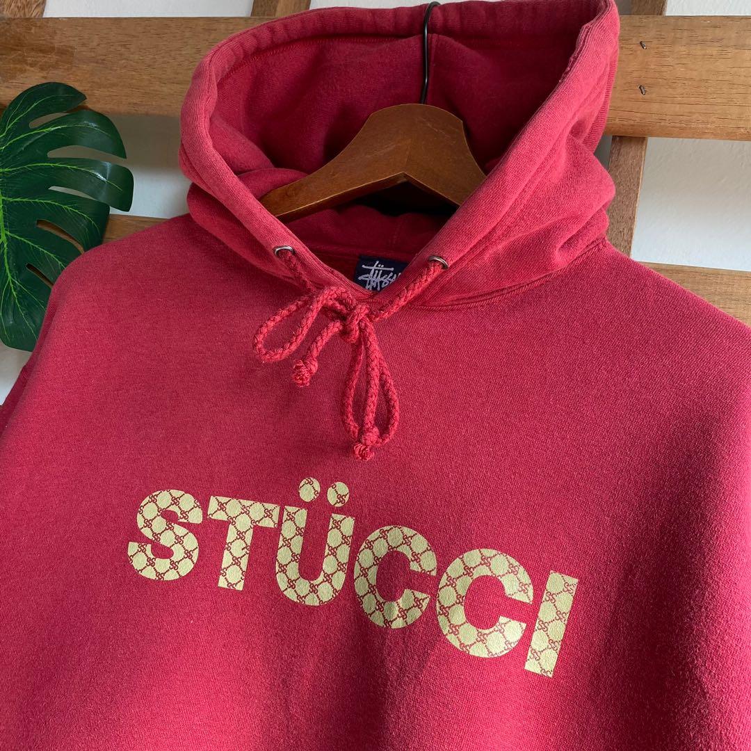 Vintage Stussy / Stucci monogram hoodie - Large