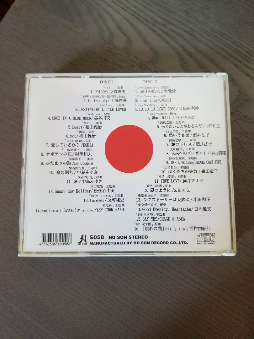 日劇萬歲VIVA JAPANESE TV DRAMA CD, 興趣及遊戲, 收藏品及紀念品