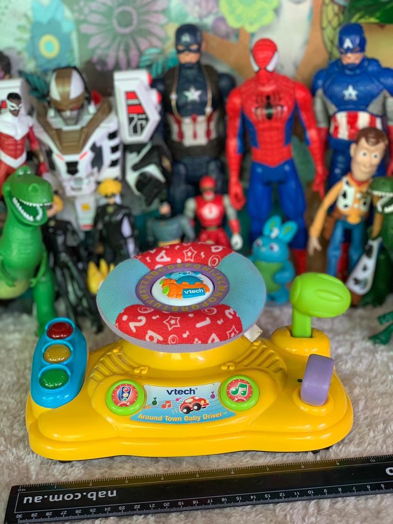 Vtech Around Town Baby Driver Babies Kids Toys Walkers On Carousell