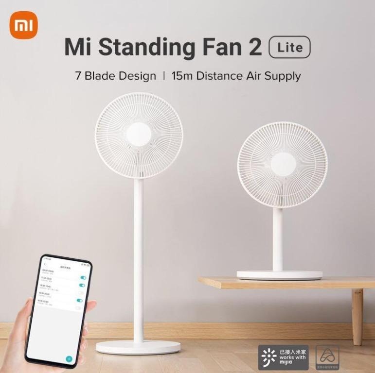 Xiaomi - Mi Smart Standing Fan 2 Lite, Furniture & Home Living ...