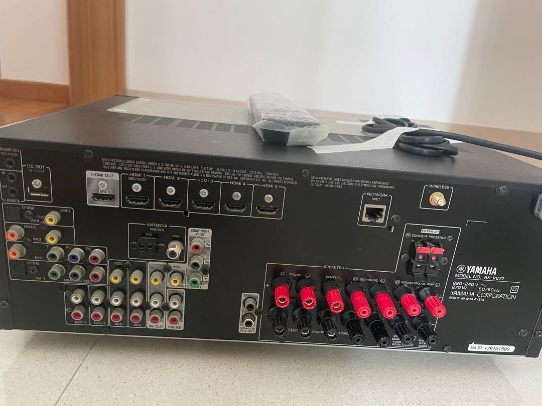 Yamaha Ax receiver RX V677 amplifier , Audio, Soundbars, Speakers