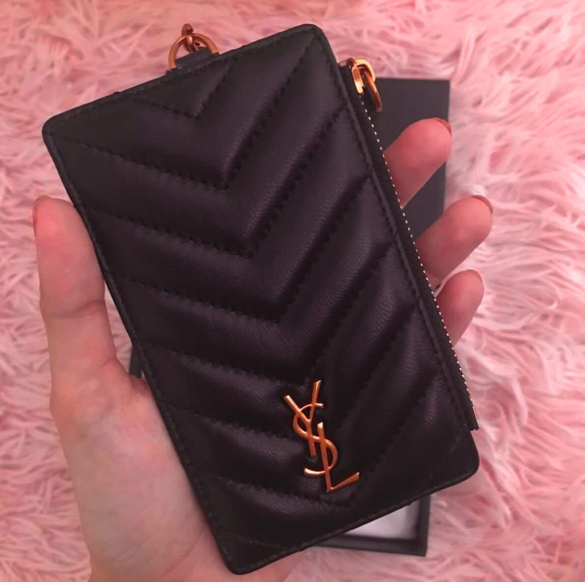 Ysl hotsell id holder