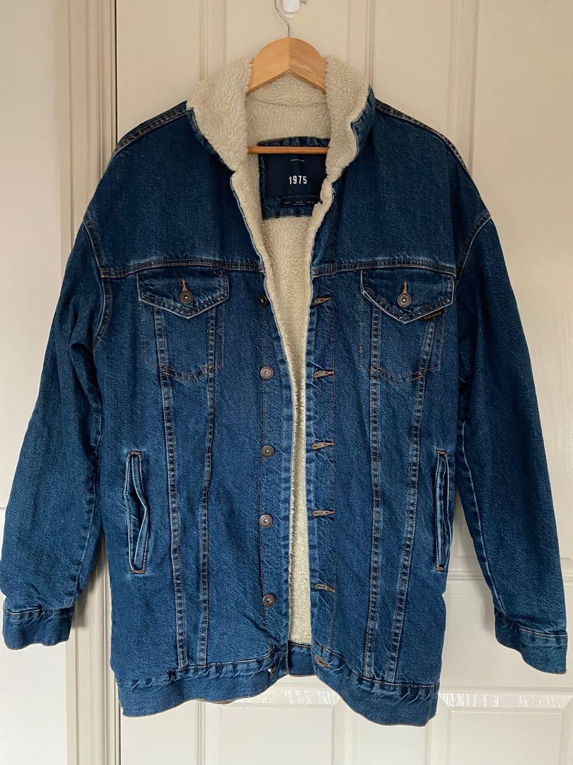 zara longline denim jacket